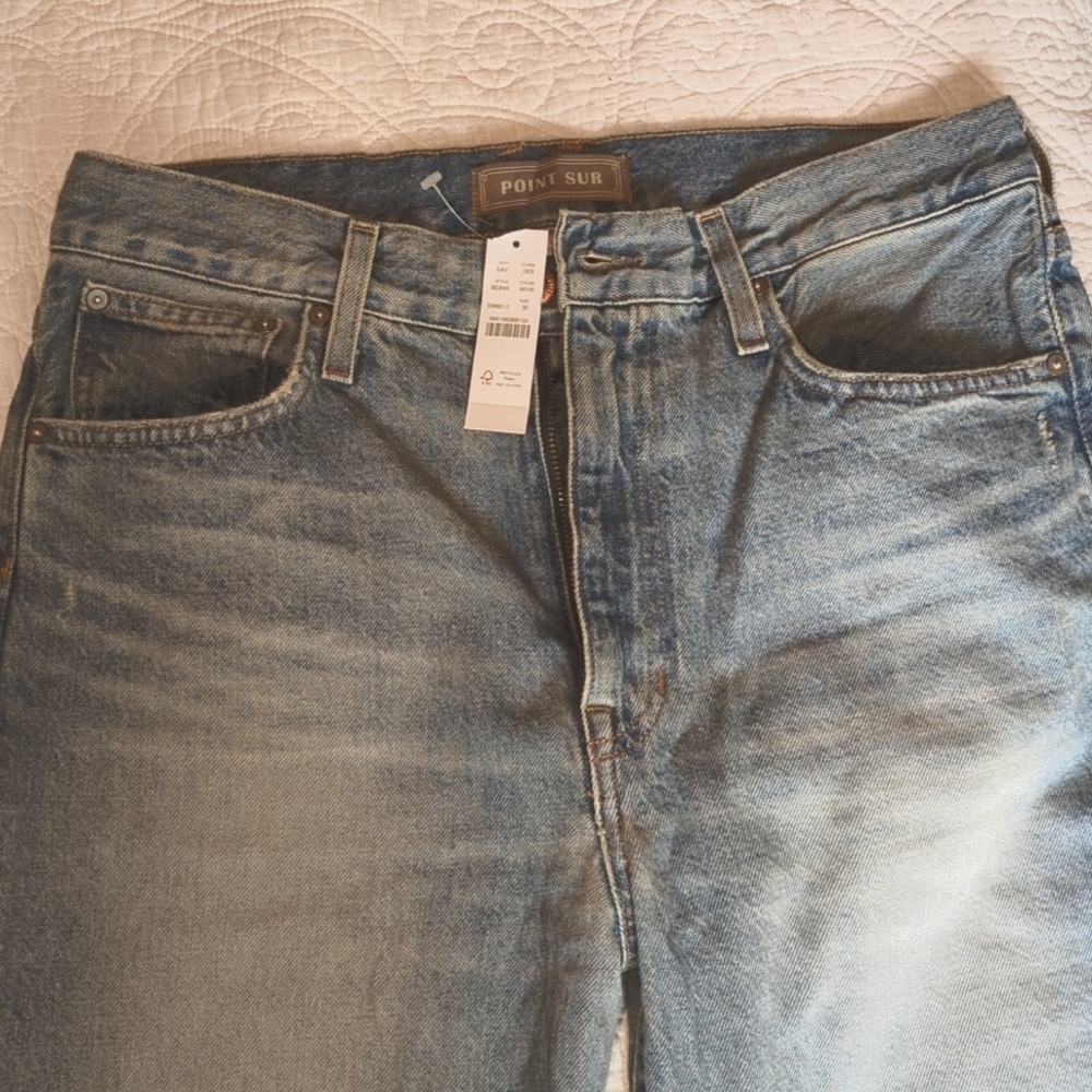 NWT JCrew Point Sur loose fit denim 30